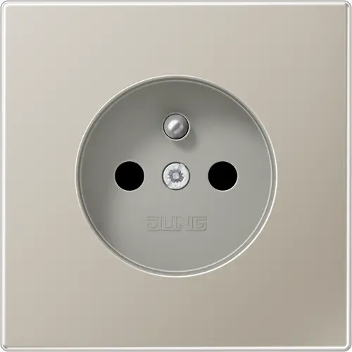 JUNG ES 1520 FKI wandcontactdoos penaarde Safety+ LS990 edelstaal