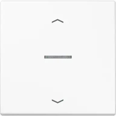 JUNG LS 101 KO5P WW schakelwip met controlevenster en pijlsymbolen voor HOME draadloze schakelaar LS990 alpine wit