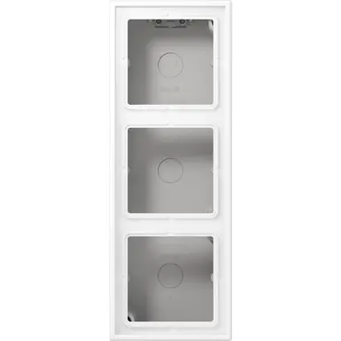 JUNG LS 583 A WWM opbouwbak 3-voudig LS990 sneeuwwit mat