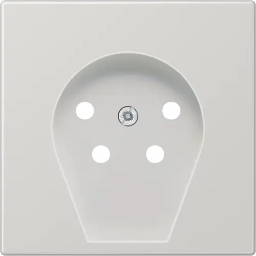JUNG LS 961 TF LG centraalplaat telefoon 4-polig LS990 lichtgrijs