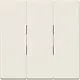 JUNG LS 993 BF schakelwip drievoudig LS990 creme