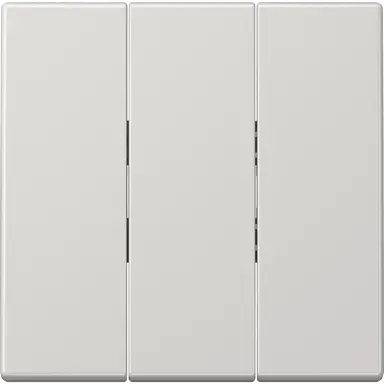 JUNG LS 993 BF LG schakelwip drievoudig LS990 lichtgrijs