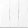 JUNG LS 993 BF WWM schakelwip drievoudig LS990 sneeuwwit mat