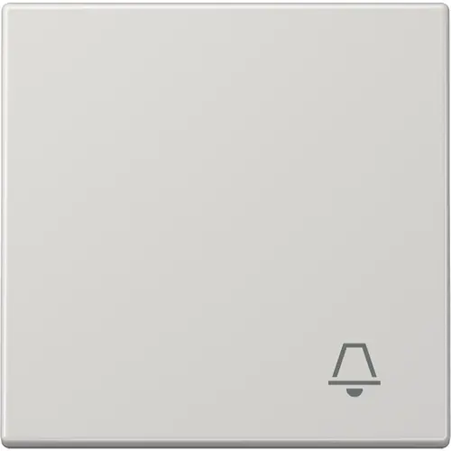 JUNG LS 990 K LG schakelwip met belsymbool LS990 lichtgrijs