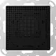 JUNG LSM A 4 SWM luidspreker module A-range grafietzwart mat