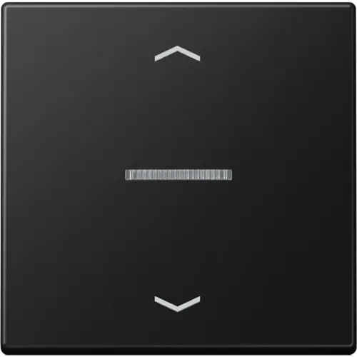 JUNG A 101 KO5P BF SWM schakelwip met controlevenster en pijlsymbolen voor HOME draadloze schakelaar A-range grafietzwart mat