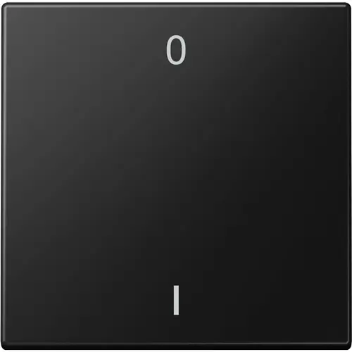 JUNG ENO LS 990-01 SWM EnOcean draadloze wandzender 2-kanaals met symbolen 0-1 LS990 grafietzwart mat