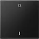 JUNG ENO LS 990-01 SWM EnOcean draadloze wandzender 2-kanaals met symbolen 0-1 LS990 grafietzwart mat