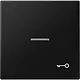 JUNG LS 990 KO5 T SWM schakelwip met sleutelsymbool en controlevenster LS990 grafietzwart mat