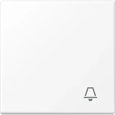 JUNG LS 990 K WWM schakelwip met belsymbool LS990 sneeuwwit mat