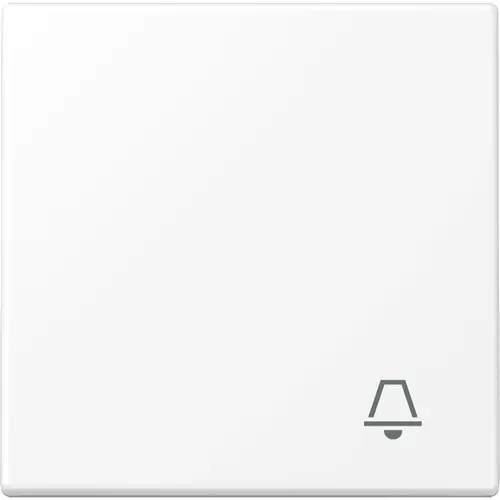 JUNG LS 990 K WWM schakelwip met belsymbool LS990 sneeuwwit mat