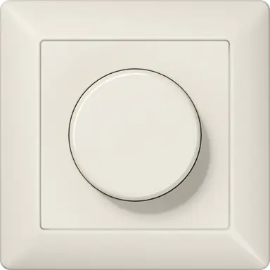 JUNG AS 5544.03 V LED draaidimmer compleet voor enkele montage 3 - 40 Watt AS500 creme
