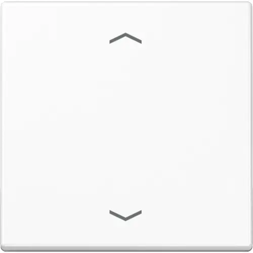 JUNG A 1700 BFP WW knop met pijlsymbolen tbv elektronische jaloezieactor A-range alpine wit