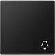 JUNG A 590 K SWM schakelwip met belsymbool A-range grafietzwart mat