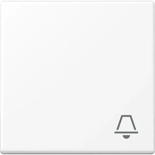 JUNG A 590 K WWM schakelwip met belsymbool A-range sneeuwwit mat