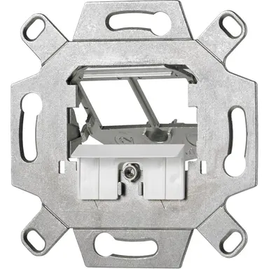 JUNG UMA-MA2-KS2 montageadapter 2-voudig voor rechte of schuine uitgang universeelmodules