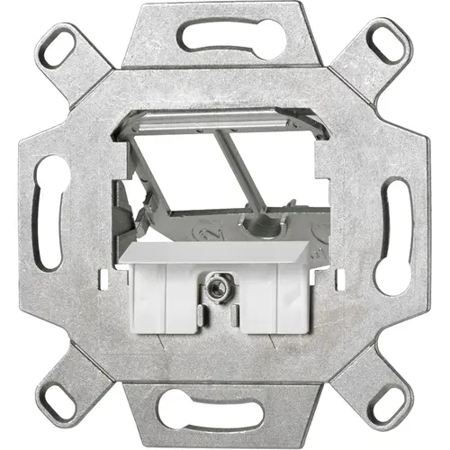 JUNG UMA-MA2-KS2 montageadapter 2-voudig voor rechte of schuine uitgang universeelmodules