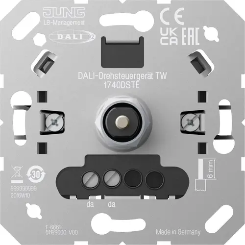 JUNG 1740 DSTE DALI-draaistuureenheid Tunable White