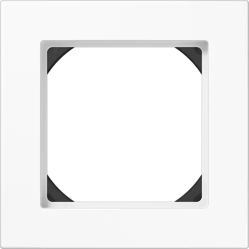JUNG A 5581 HBF WW afdekraam 1-voudig 28mm opbouwhoogte A-range alpine wit