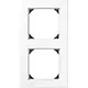 JUNG A 5582 HBF WW afdekraam 2-voudig 28mm opbouwhoogte A-range alpine wit