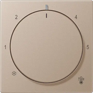JUNG A 1749 BF CH knop voor ruimtethermostaat A-range champagne