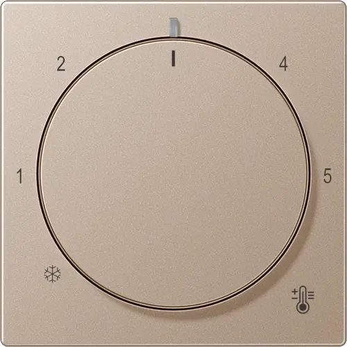 JUNG A 1749 BF CH knop voor ruimtethermostaat A-range champagne