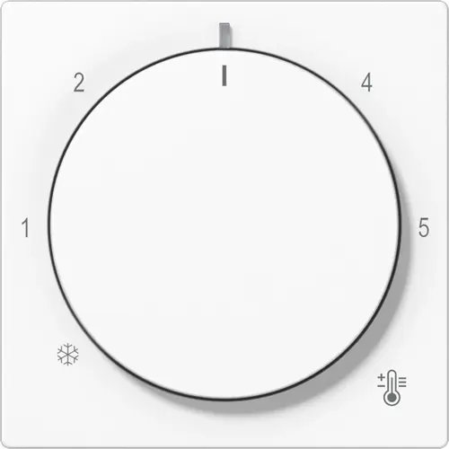 JUNG A 1749 BF WW knop voor ruimtethermostaat A-range alpine wit