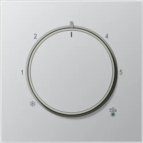 JUNG AL 1749 knop voor ruimtethermostaat LS990 aluminium