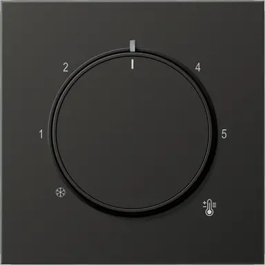 JUNG AL 1749 AN knop voor ruimtethermostaat LS990 antraciet gelakt aluminium