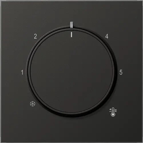 JUNG AL 1749 AN knop voor ruimtethermostaat LS990 antraciet gelakt aluminium