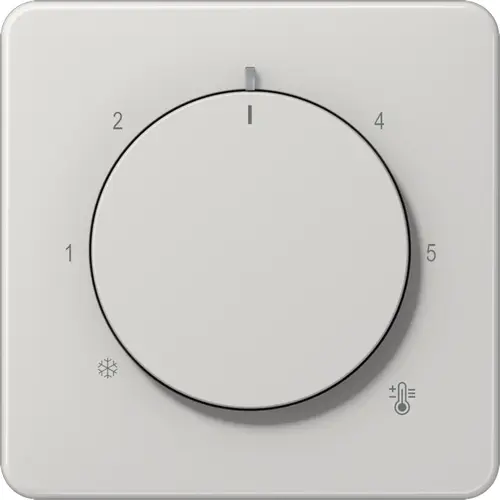 JUNG CD 1749 BF LG knop voor ruimtethermostaat CD500 lichtgrijs