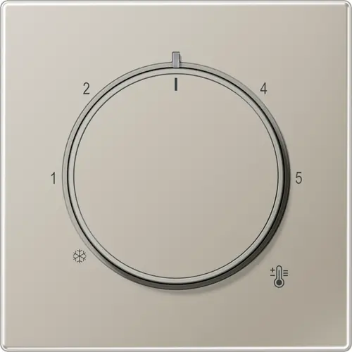 JUNG ES 1749 knop voor ruimtethermostaat LS990 edelstaal