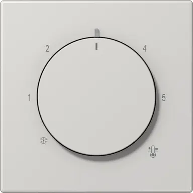 JUNG LS 1749 BF LG knop voor ruimtethermostaat LS990 lichtgrijs