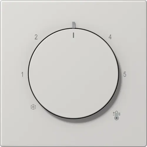 JUNG LS 1749 BF LG knop voor ruimtethermostaat LS990 lichtgrijs