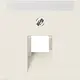 JUNG A 569-1 NA PLUA centraalplaat 1-voudig met tekstvenster tbv RJ45 wandcontactdoos A-range creme