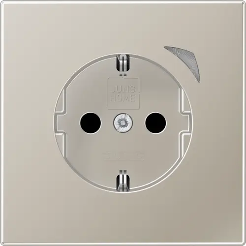 JUNG BT ES 1521 S-L HOME wandcontactdoos randaarde LS990 edelstaal