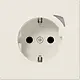 JUNG BT LS 1521 SE HOME wandcontactdoos randaarde Energy LS990 creme