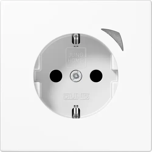 JUNG BT LS 1521 SE WW HOME wandcontactdoos randaarde Energy LS990 alpine wit