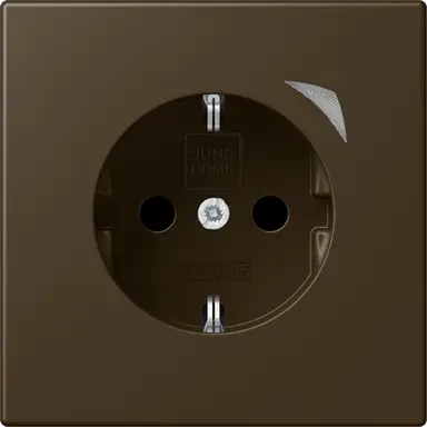 JUNG BT ME 1521 SE AT-L HOME wandcontactdoos randaarde Energy LS990 messing antiek