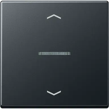 JUNG BT A 17101 BF P ANM HOME bedieningsknop 1-voudig met pijlsymbolen A-range antraciet mat