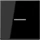 JUNG BT A 17101 BF SW HOME bedieningsknop 1-voudig A-range zwart glans