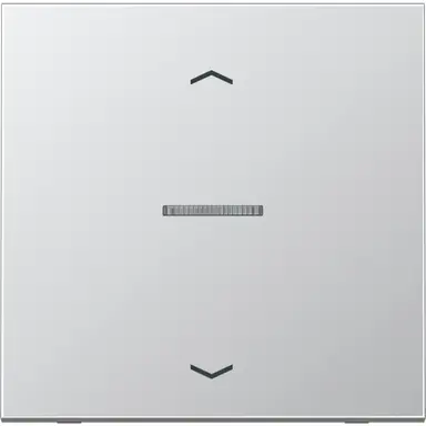 JUNG BT AL 17101 P HOME bedieningsknop 1-voudig met pijlsymbolen LS990 aluminium