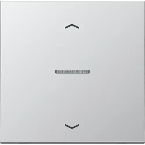 JUNG BT AL 17101 P HOME bedieningsknop 1-voudig met pijlsymbolen LS990 aluminium