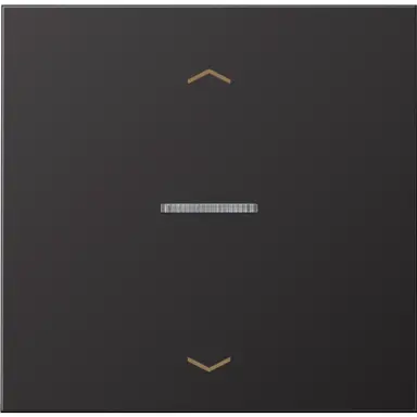 JUNG BT AL 17101 P D HOME bedieningsknop 1-voudig met pijlsymbolen LS990 dark gelakt aluminium