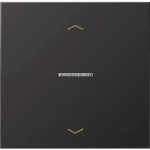JUNG BT AL 17101 P D HOME bedieningsknop 1-voudig met pijlsymbolen LS990 dark gelakt aluminium