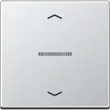 JUNG BT A 17101 P AL HOME bedieningsknop 1-voudig met pijlsymbolen A-range aluminium