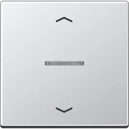 JUNG BT A 17101 P AL HOME bedieningsknop 1-voudig met pijlsymbolen A-range aluminium