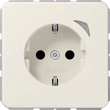 JUNG BT CD 1521 S HOME wandcontactdoos randaarde CD500 creme