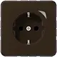 JUNG BT CD 1521 SE BR HOME wandcontactdoos randaarde Energy CD500 bruin