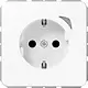 JUNG BT CD 1521 SE WW HOME wandcontactdoos randaarde Energy CD500 alpine wit